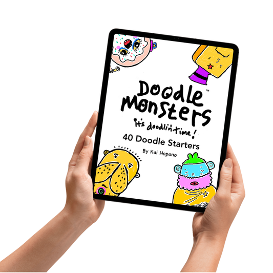Doodle Monsters | 40 Pages of Imagination Sparking Doodle Starters