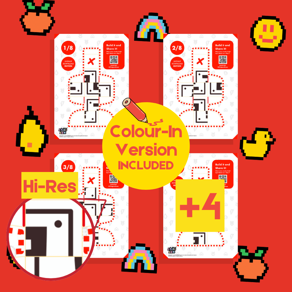 Chibi Box™ | Question Box Edition | 20-Page Activity Pack. Festive Holiday Hands-On Adventure. Instant Download.